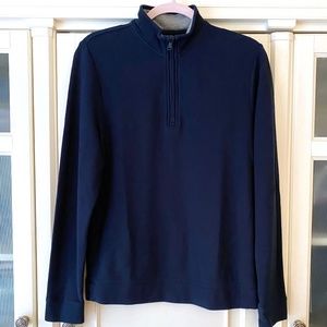 VINEYARD VINES SALTWATER QUARTER-ZIP IN NAVY - BOYS SIZE XL (18)